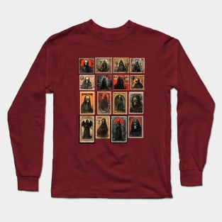 Dark Postage Stamps Long Sleeve T-Shirt